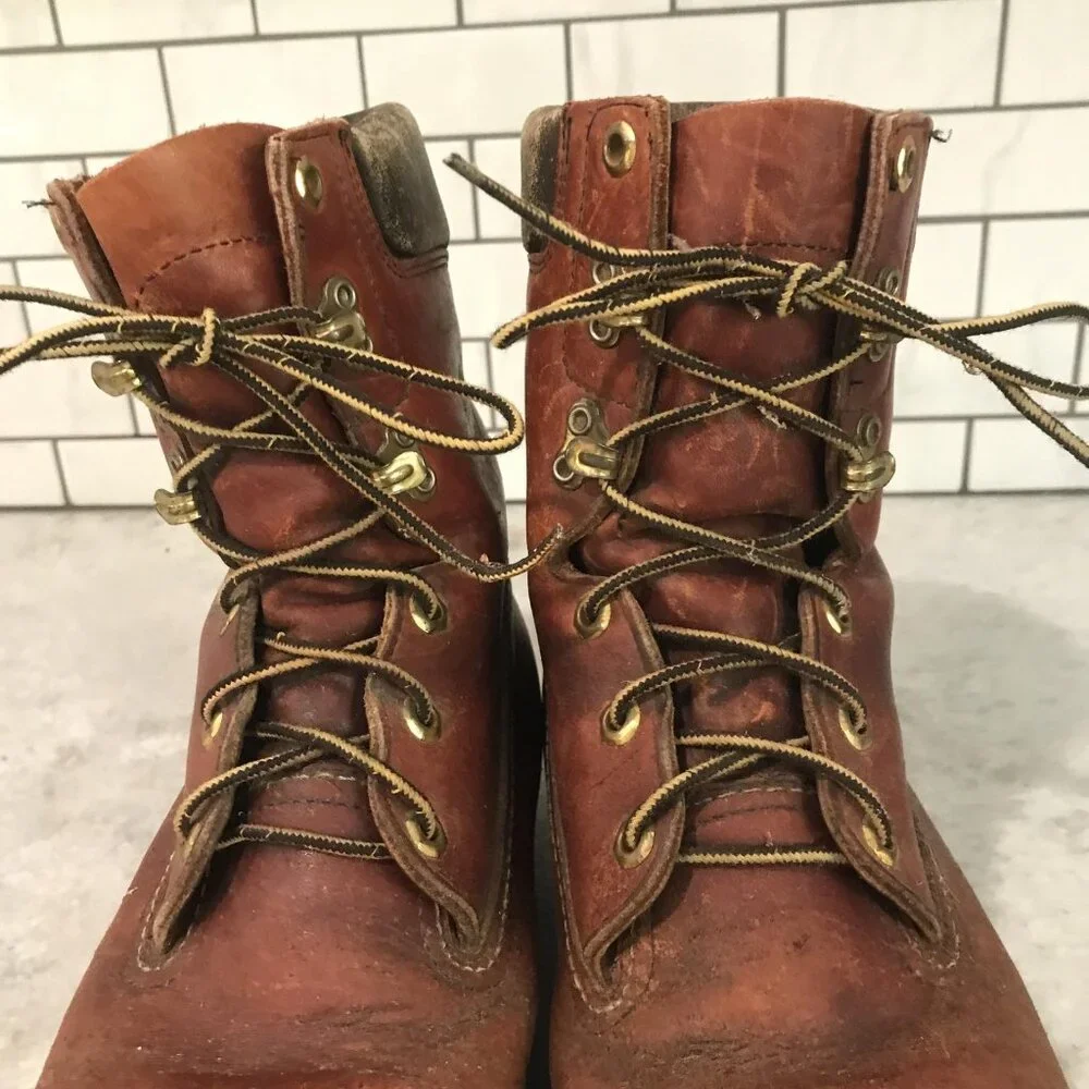 Herman Survivors Work Boots Mens Size 9 Brown Waterproof Insulated Leather